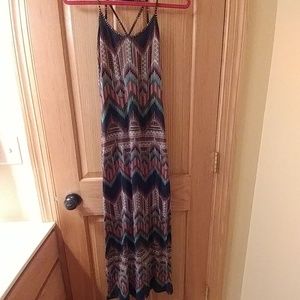 Print maxi dress